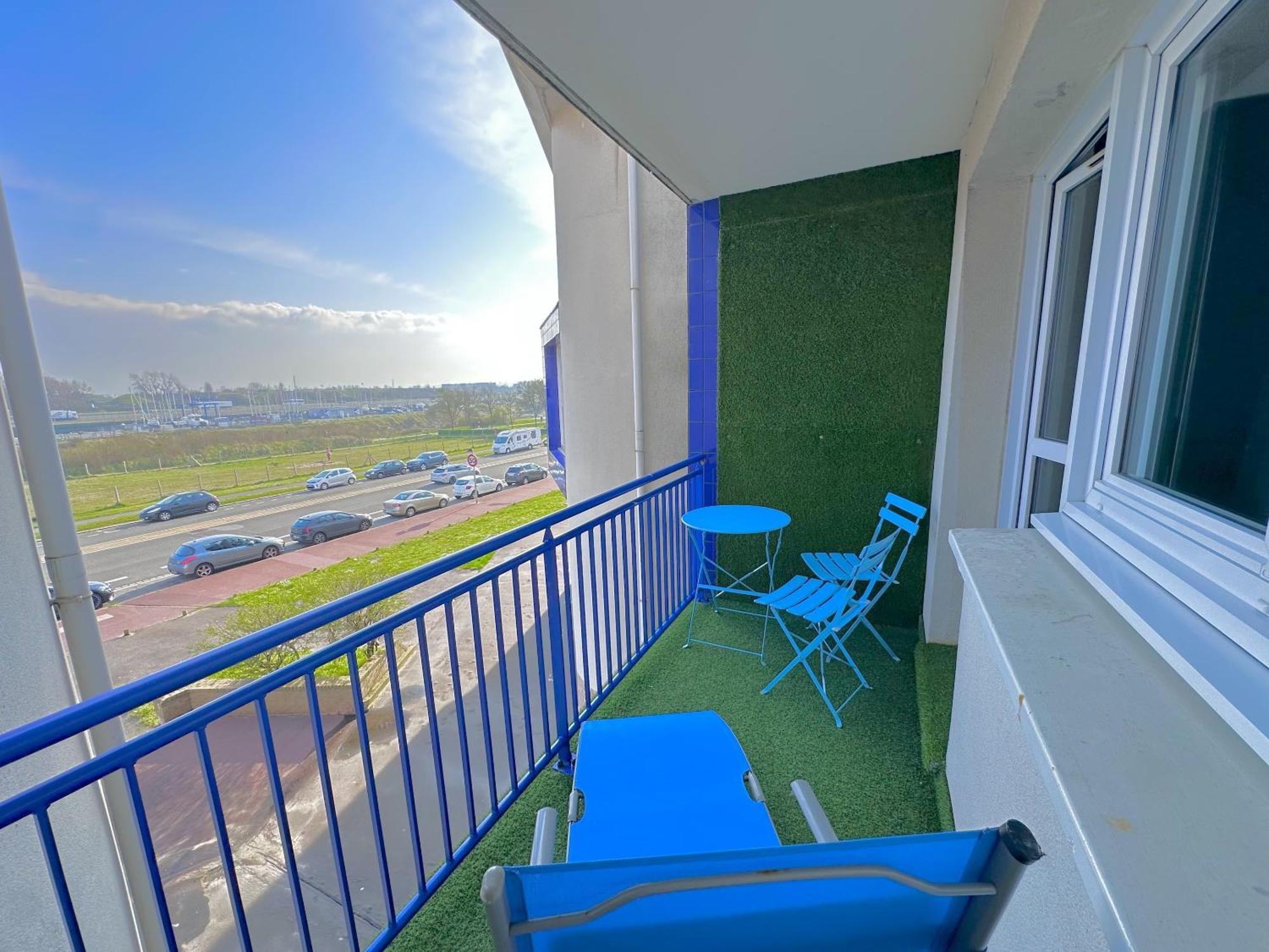 Appartement Luxe Vue Sur Mer Calais Plage Esterno foto