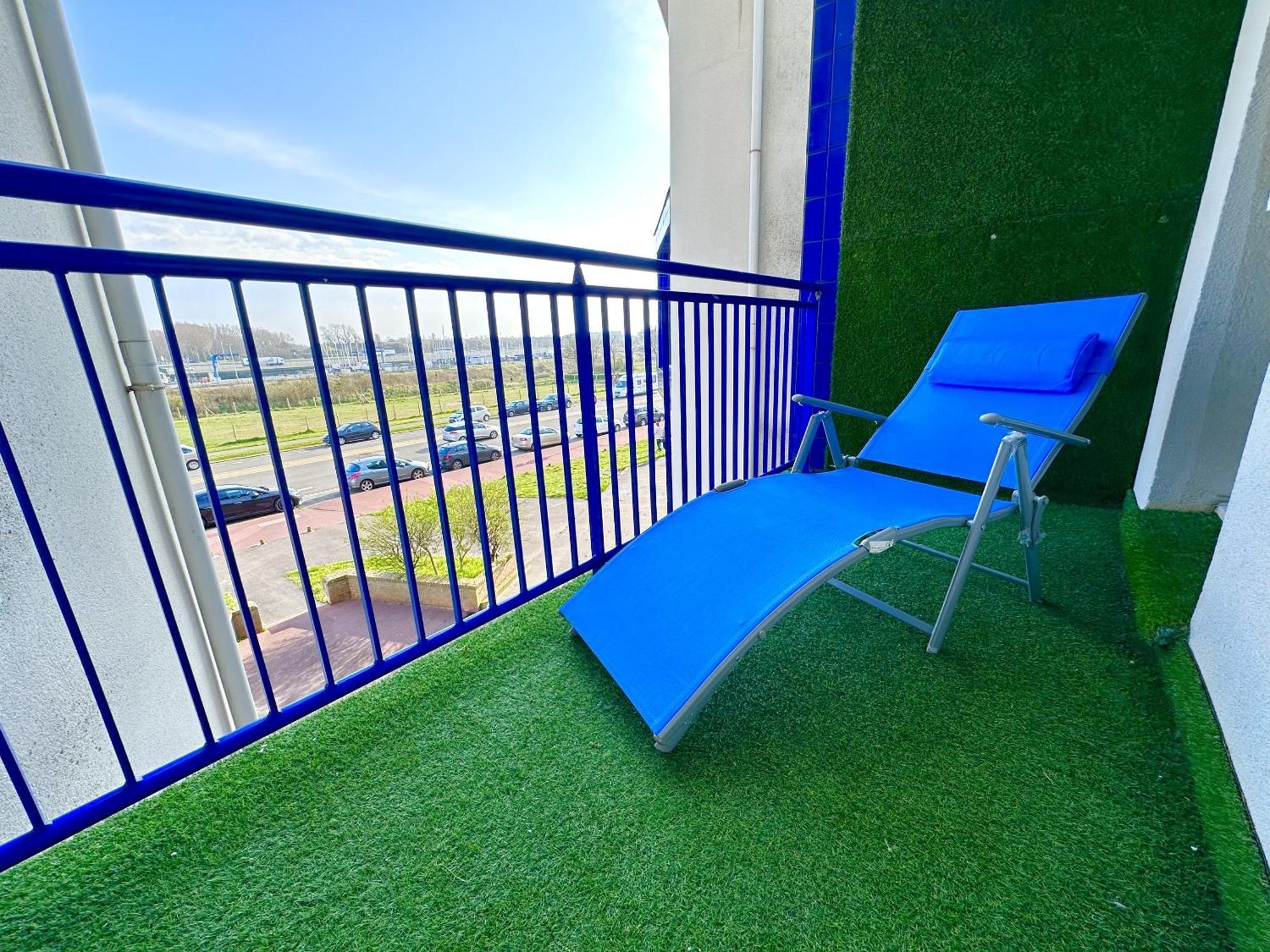 Appartement Luxe Vue Sur Mer Calais Plage Esterno foto